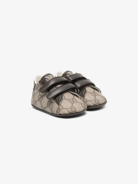 Gucci Kids Ace GG 提花学步鞋