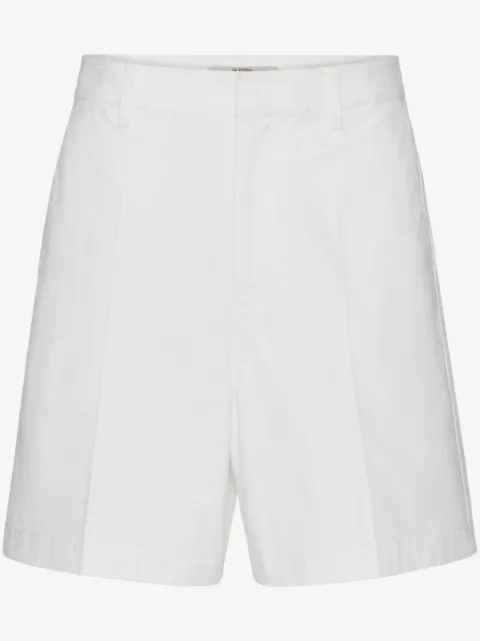 Valentino Garavani V-detail canvas bermuda shorts