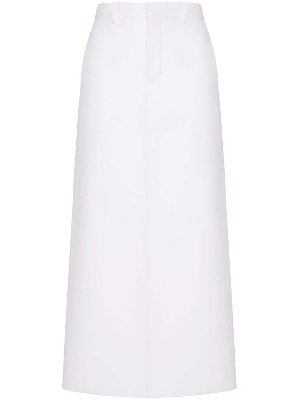 VALENTINO COTTON MIDI SKIRT