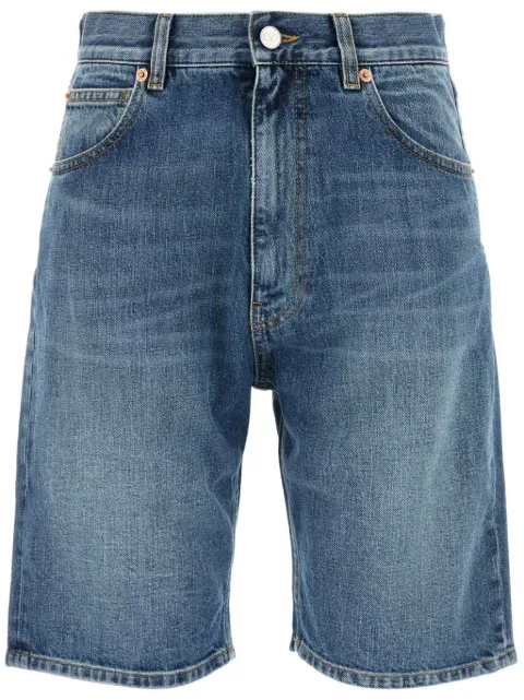 Valentino Garavani shorts de mezclilla con tiro alto