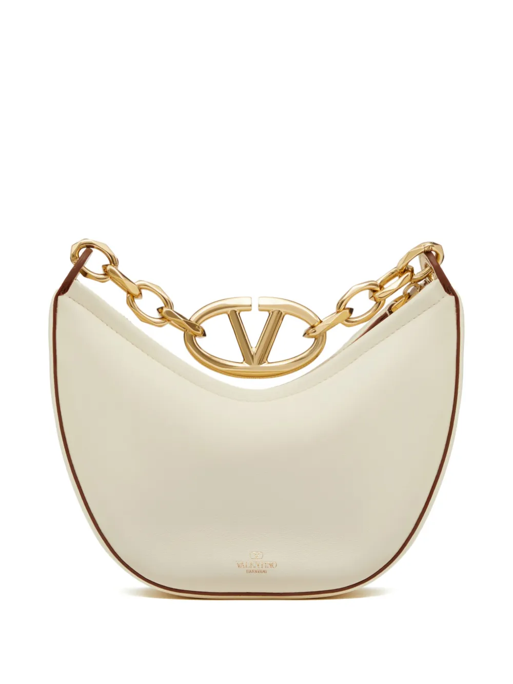 Valentino Garavani VLogo Moon Hobo bag - Beige