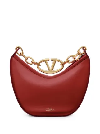 Valentino Garavani Vロゴ ムーン ホーボーバッグ ミニ | レッド