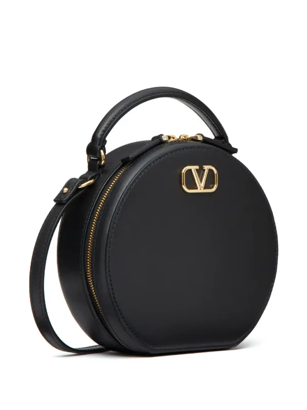 上品なブランド Valentino Garavani Vロゴ シグネチャー ミニバッグ | ブラック バッグ