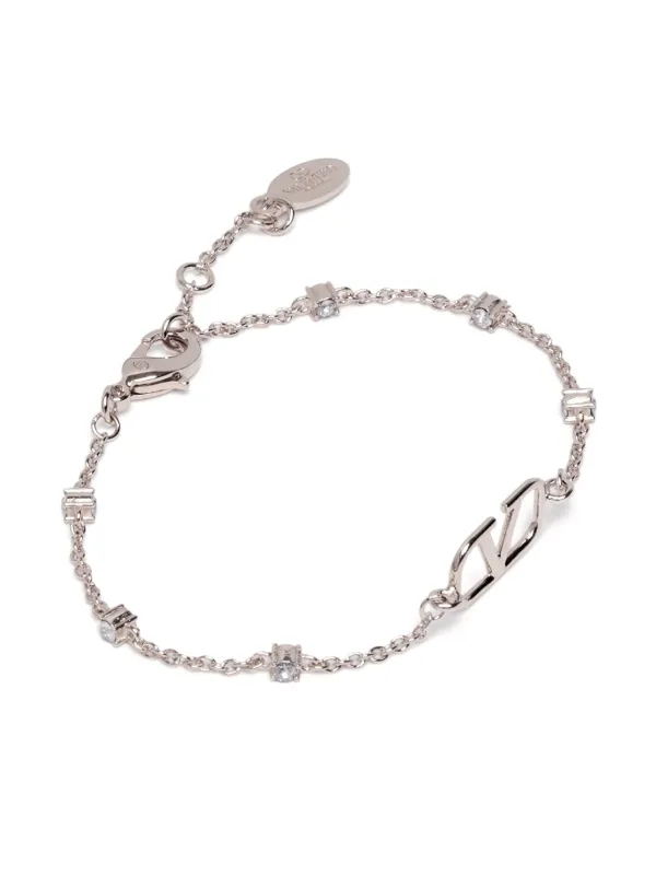 ブレスレット Valentino Garavani Silver l Vlogo Bracelet 27563125_58057528_600.jpg