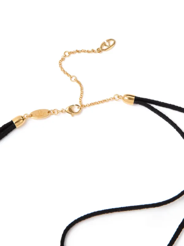 VIP【関税送料無料】希少 VALENTINO GARAVANI BLACK NECKLACE VIP【関税送料無料】希少 VALENTINO GARAVANI BLACK NECKLACE