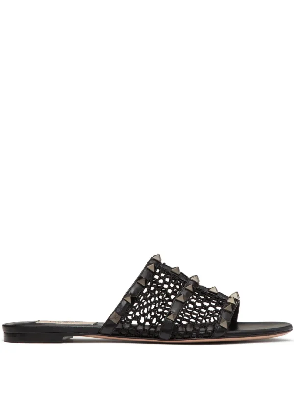 【VALENTINO GARAVANI】ロックスタッズ サンダル Valentino Garavani ロックスタッズ サンダル | ブラック