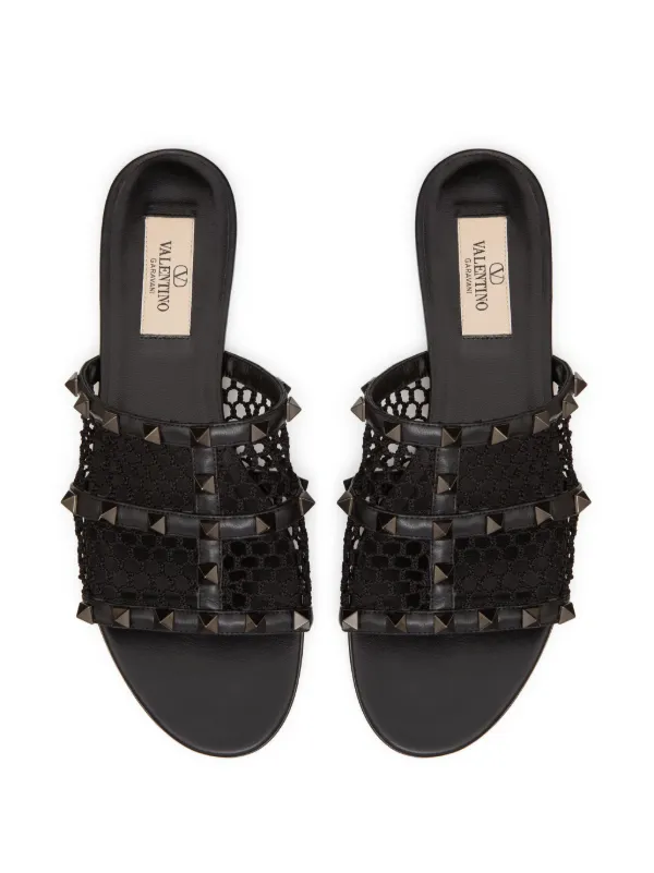 【VALENTINO GARAVANI】ロックスタッズ サンダル Valentino Garavani ロックスタッズ サンダル | ブラック