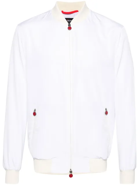 Kiton zipped bomber jacket