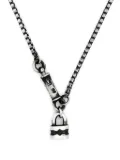 WERKSTATT:MÜNCHEN Symbol Lock necklace - Silver