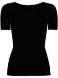 Alberta Ferretti V-neck knitted top - Black