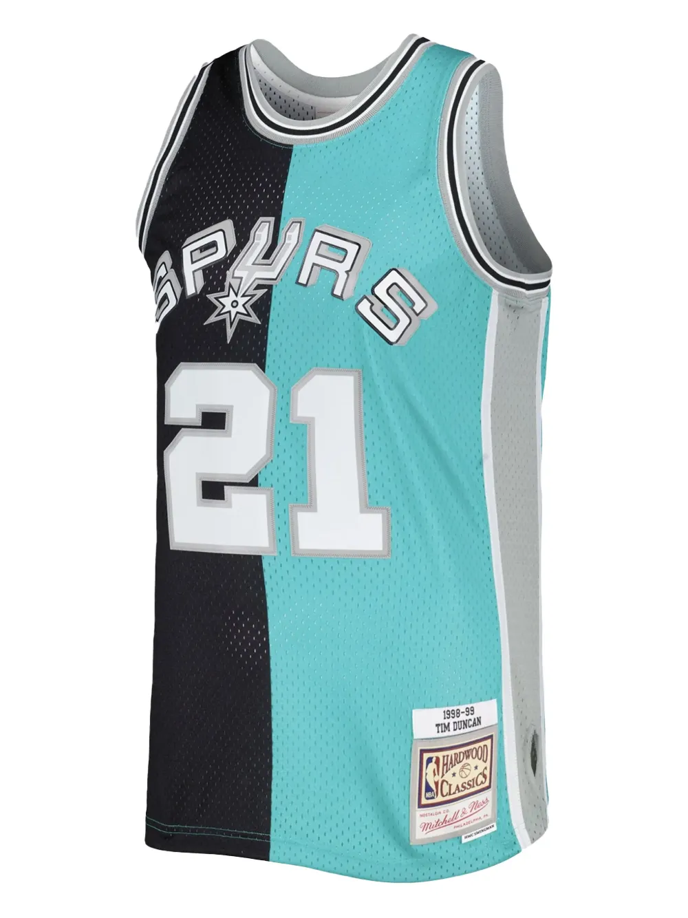 Mitchell & Ness Tim Duncan NBA San Antonio Spurs 1998 Swingman tank top | Blue | Image 1