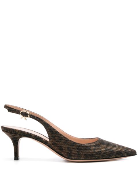 Gianvito Rossi Ribbon 55mm slingback pumps Women