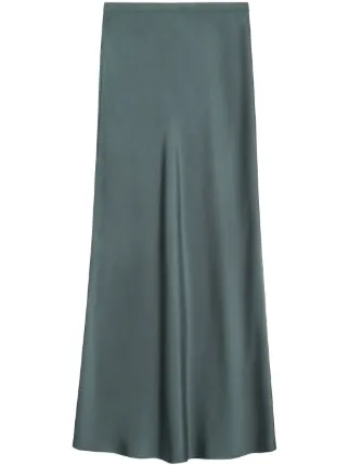 「ANINE BING」シルク マキシスカート 0400019844620_BLACK?wid=600&