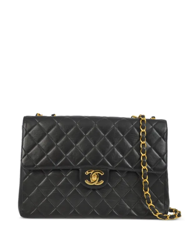 CHANEL Pre Owned 1997 Jumbo Classic Flap Shoulder Bag