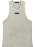 FEAR OF GOD ESSENTIALS logo-patch cotton tank top - Grey