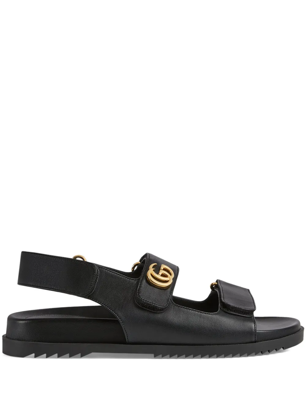 Gucci GG leather sandals – Black