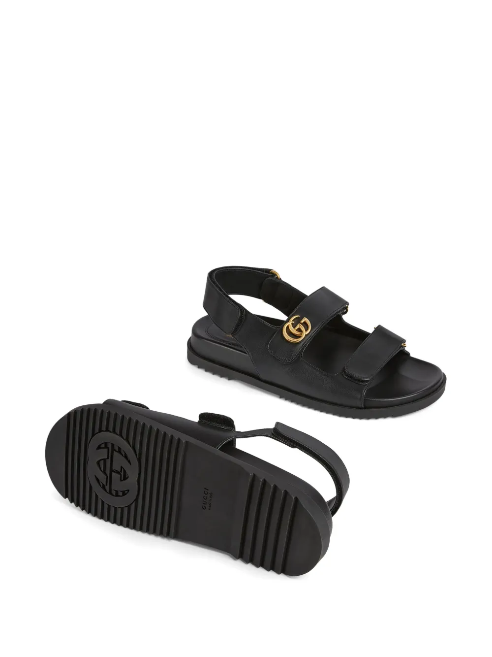 Gucci GG Leather Sandals - Farfetch