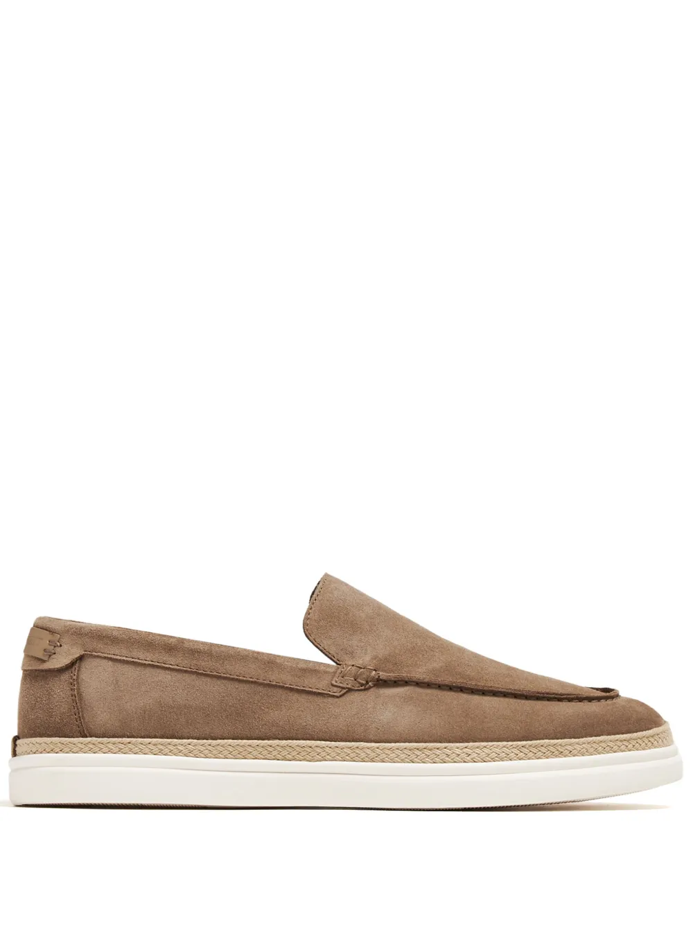 Barrett Suede Espadrille Loafers In Brown