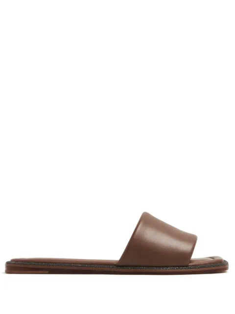 Brunello Cucinelli sandalias con detalle de tiras