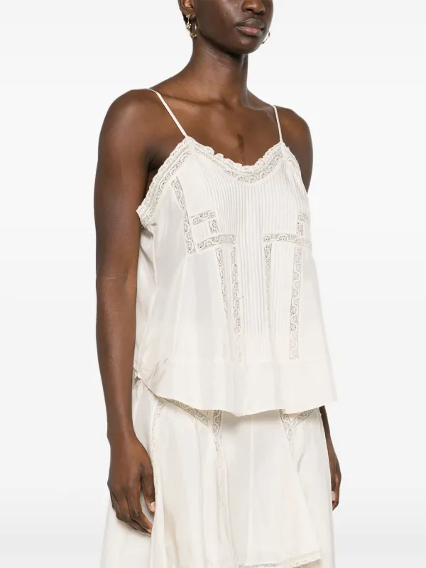 ISABEL MARANT Zarkia Silk Top - Farfetch