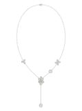 Marchesa 18kt white gold floral diamond necklace