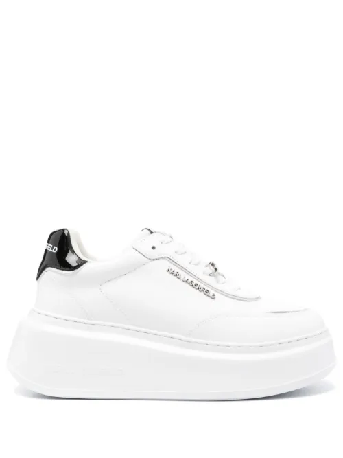 Baskets Anakapri Brooch en cuir - Karl Lagerfeld - Modalova