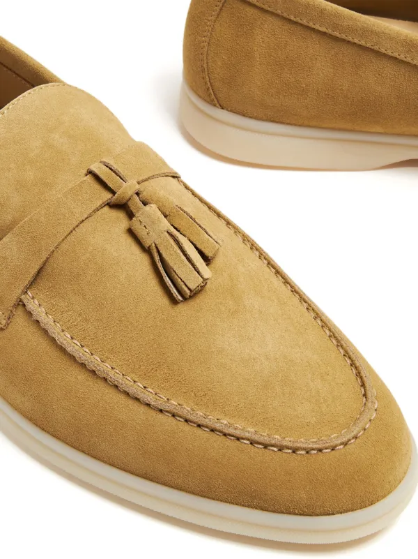 Scarosso Leandro Suede Loafers | Neutrals | FARFETCH GE display picture 1