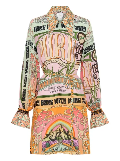 Camilla Lets Chase Rainbows midi dress