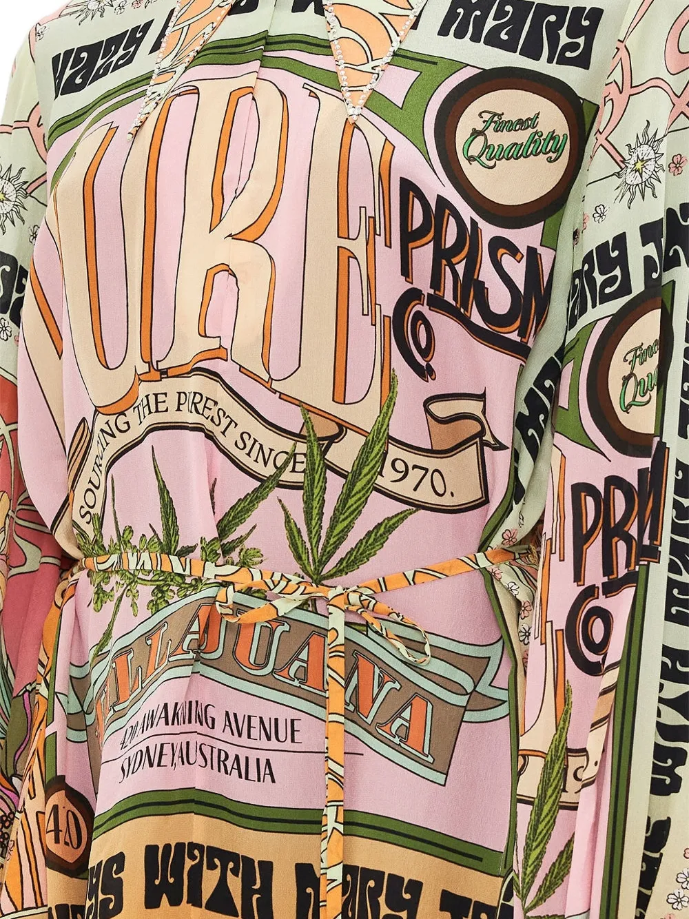 Camilla Lets Chase Rainbows midi-jurk Oranje