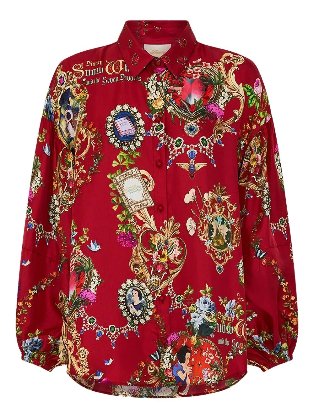 Camilla camisa estampada | rojo | Image 1