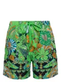 Camilla Good Vibes Generation board shorts - Green