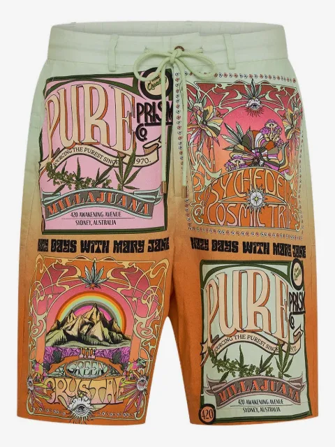 Camilla Lets Chase Rainbows bermuda shorts