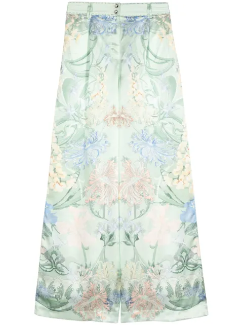 Camilla Dreaming in Dutch-print silk trousers 