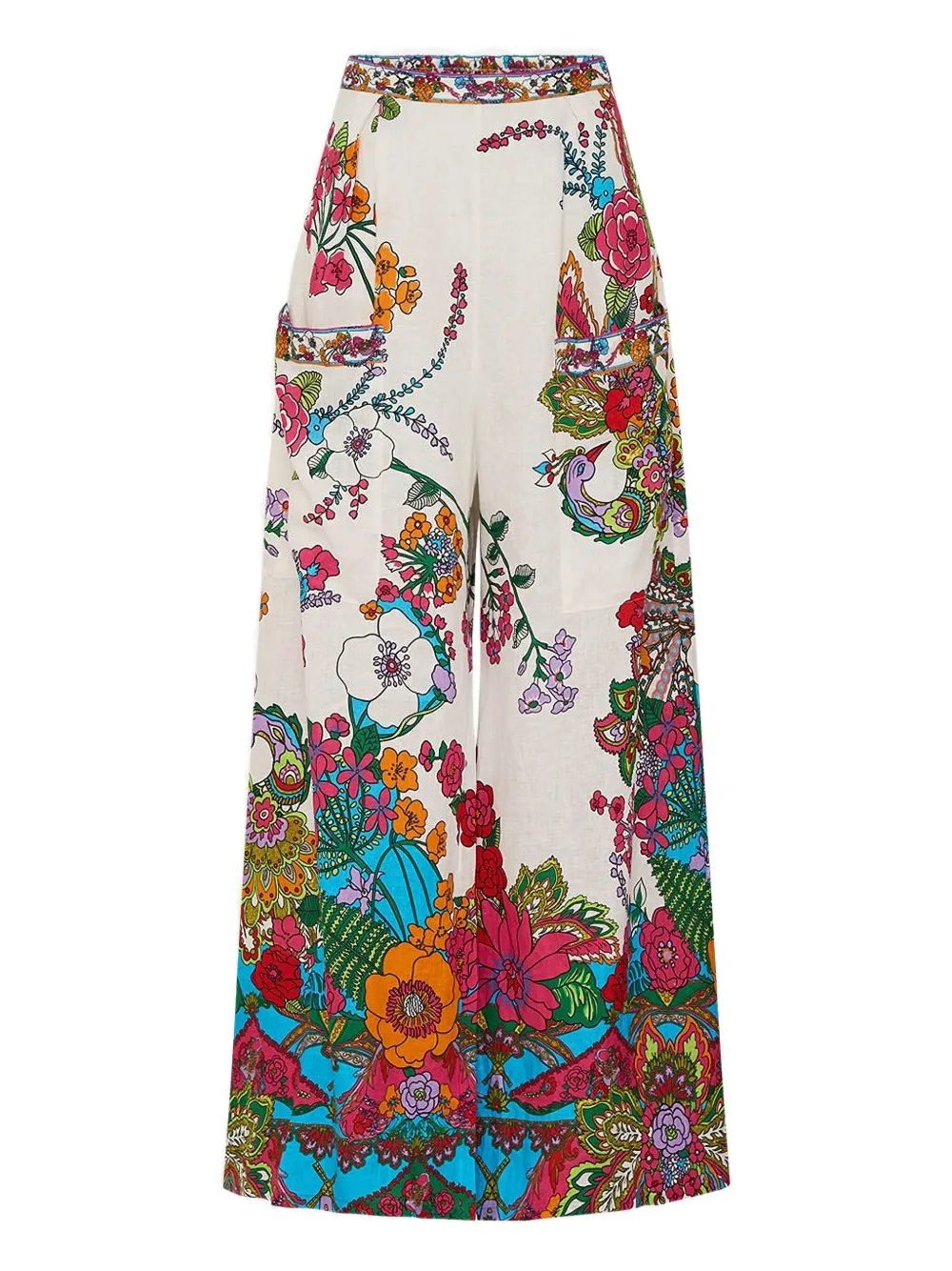 Camilla ワイドパンツ - ホワイト Camilla ワイドパンツ - ホワイト