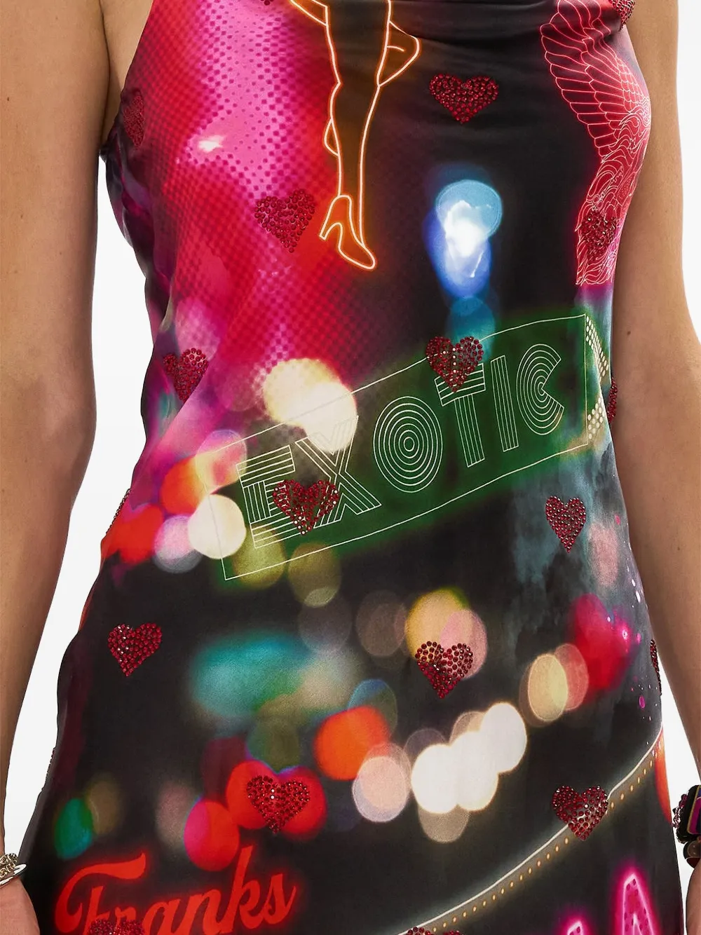 Camilla Electric Loveland midi-jurk Rood