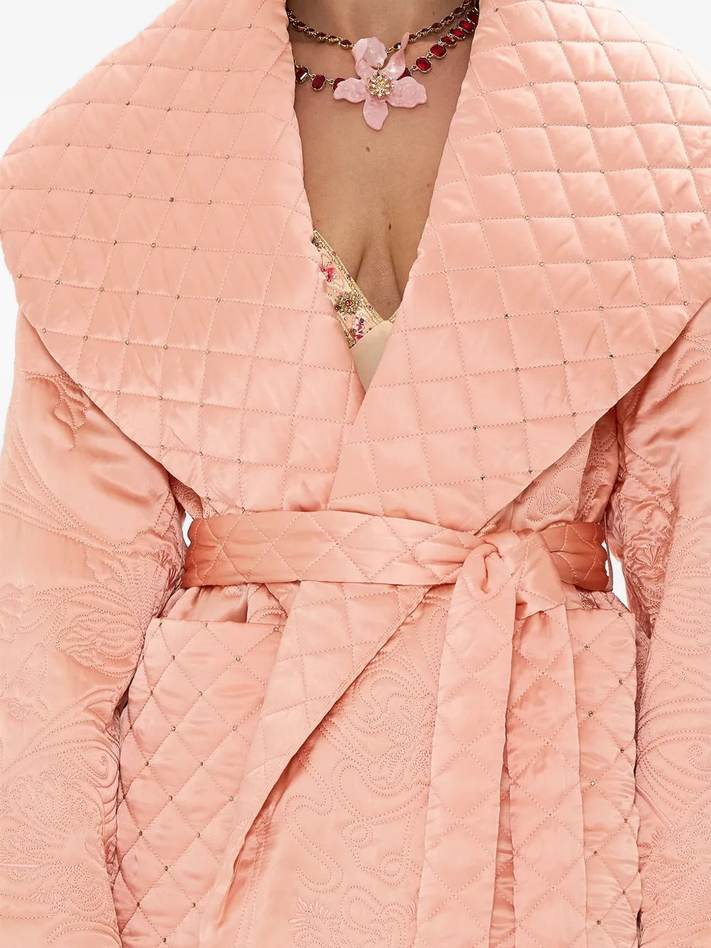 Camilla Blossom and Brushstrokes jas Roze