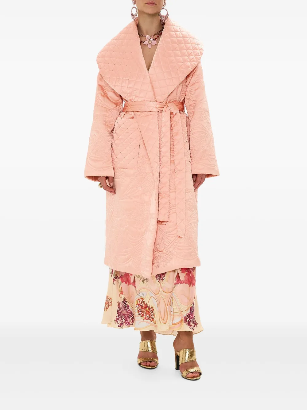 Camilla Blossom and Brushstrokes jas Roze