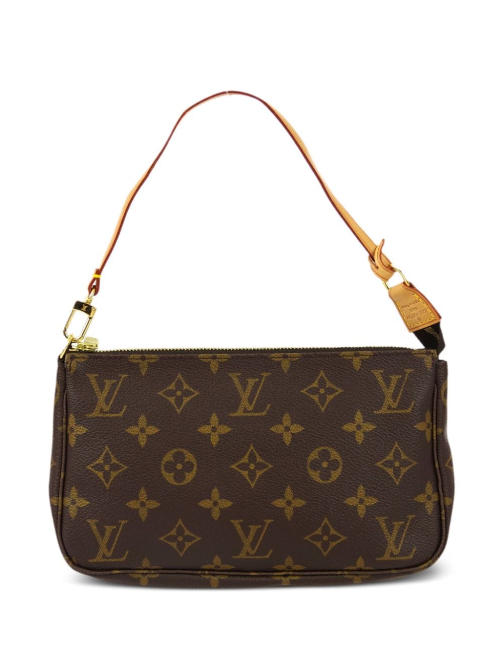 Pre-owned Louis Vuitton 2002  Pochette Accessoires Clutch Bag In Brown