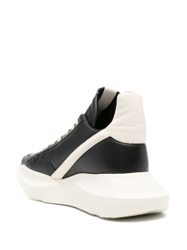 Rick Owens Geth Runner Leather Sneakers - Farfetch