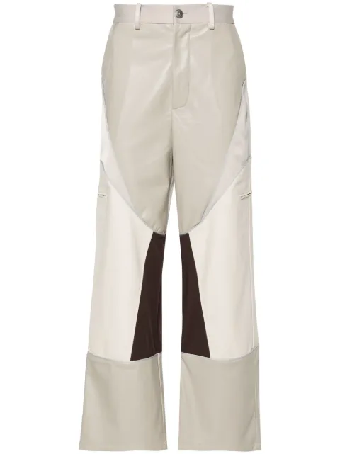 Feng Chen Wang pants cargo con diseño recto
