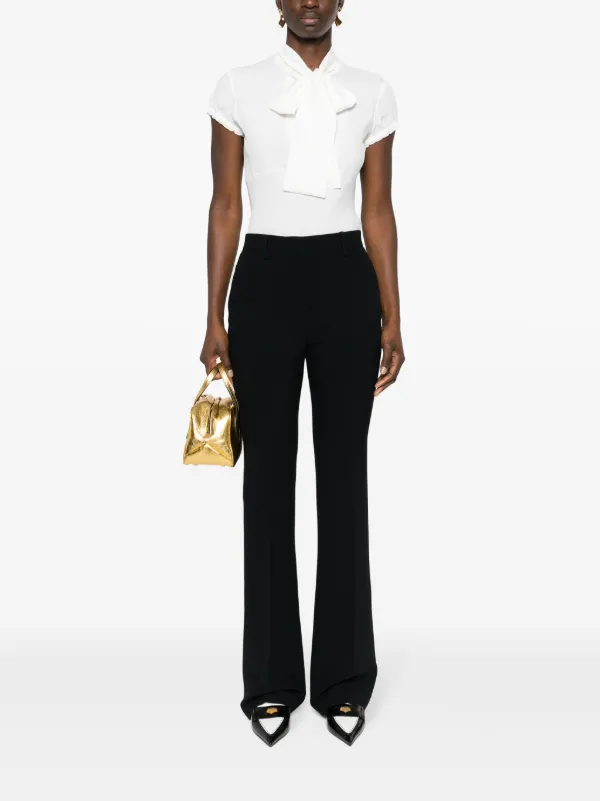 Nº21 Crepe straight-leg Trousers | Black | FARFETCH
