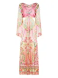 Camilla Tea With Tuschinski cut-out dress - Pink