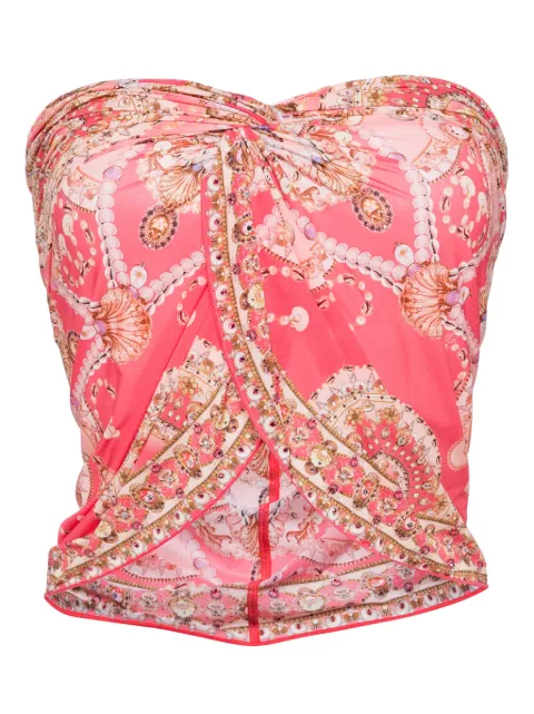 Camilla Shell Games bandeau top