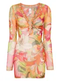 Camilla The Flower Child Society cover-up dress - Orange