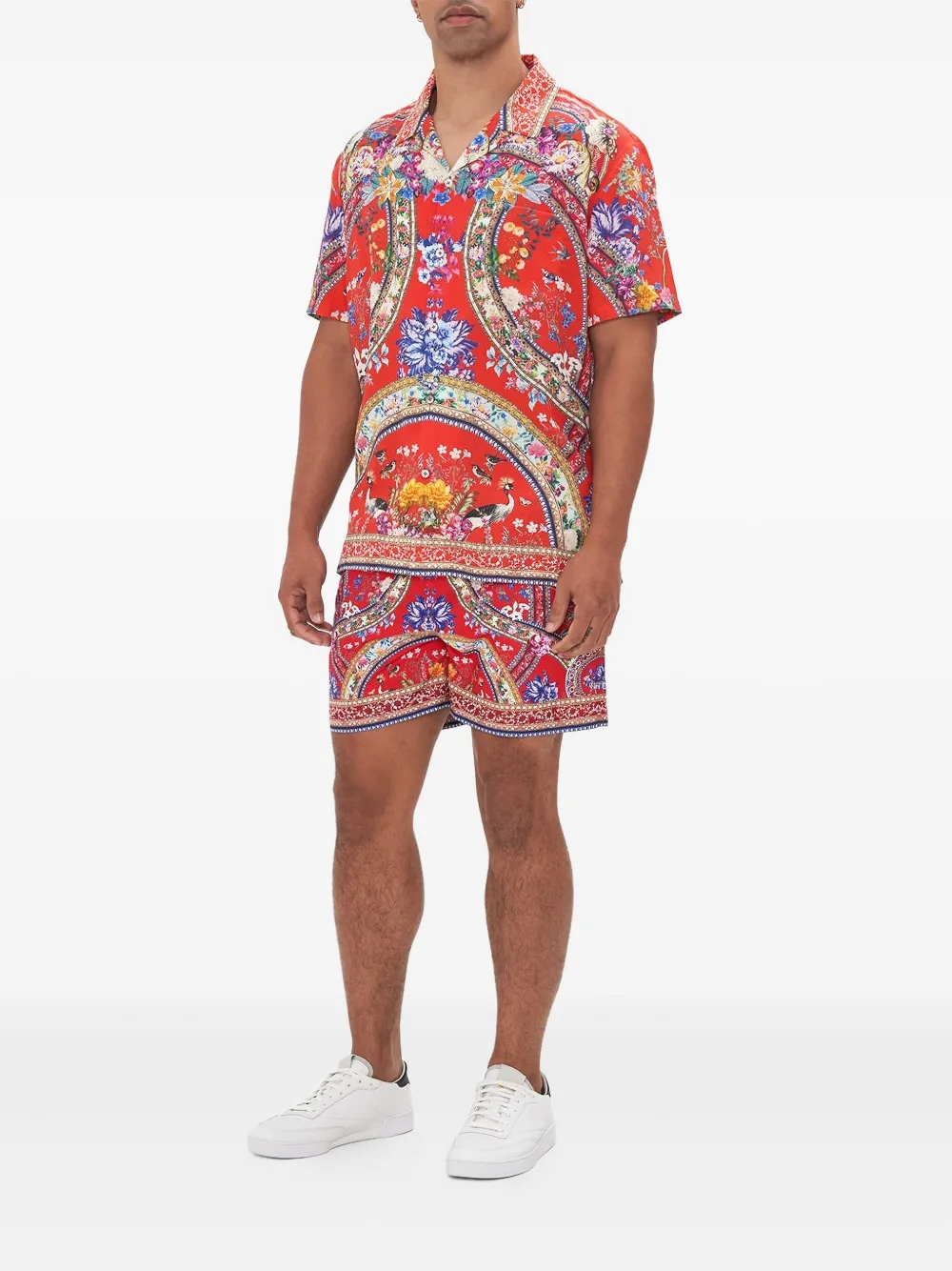 Camilla Summer Palace overhemd met korte mouwen Rood