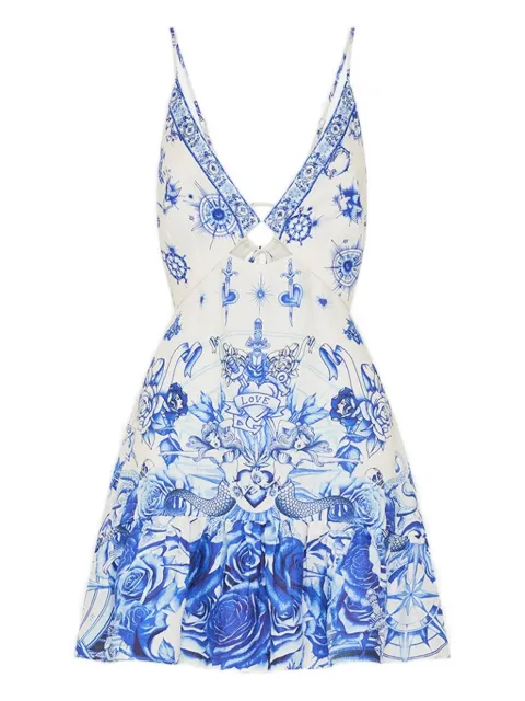 Camilla cut-out Immortal mini dress