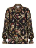 Camilla Told in the Tapestry blouse - Black