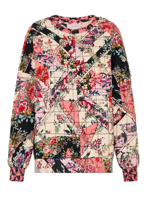 Camilla sudadera con diseño patchwork