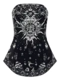 Camilla Tales Of Tattoo corset top - Black