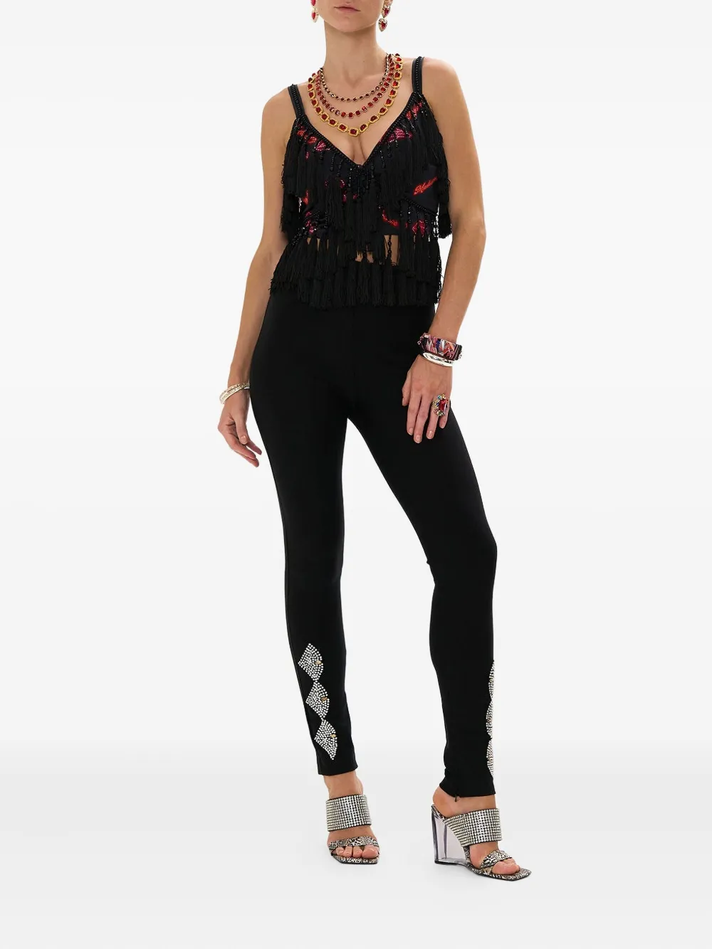 Camilla Top met print Zwart